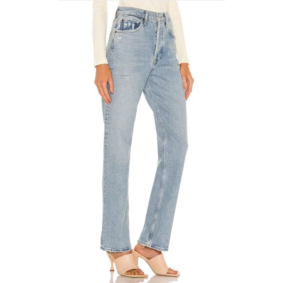 Citizens of Humanity Eva Relaxed Baggy Jeans US 23 Enchanted Blue Light Wash - Picture 15 of 15